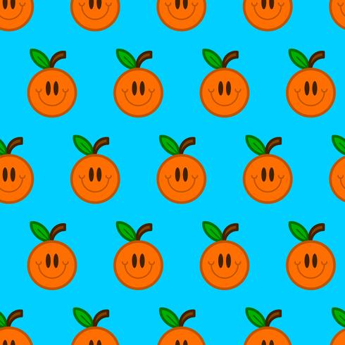 Ilustración de fruta naranja vector