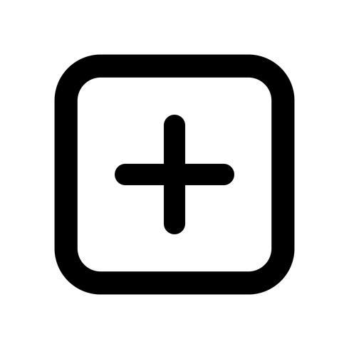 Plus Sign Vector Icon