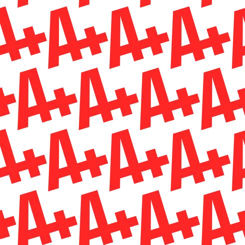 A grade text graphic vector