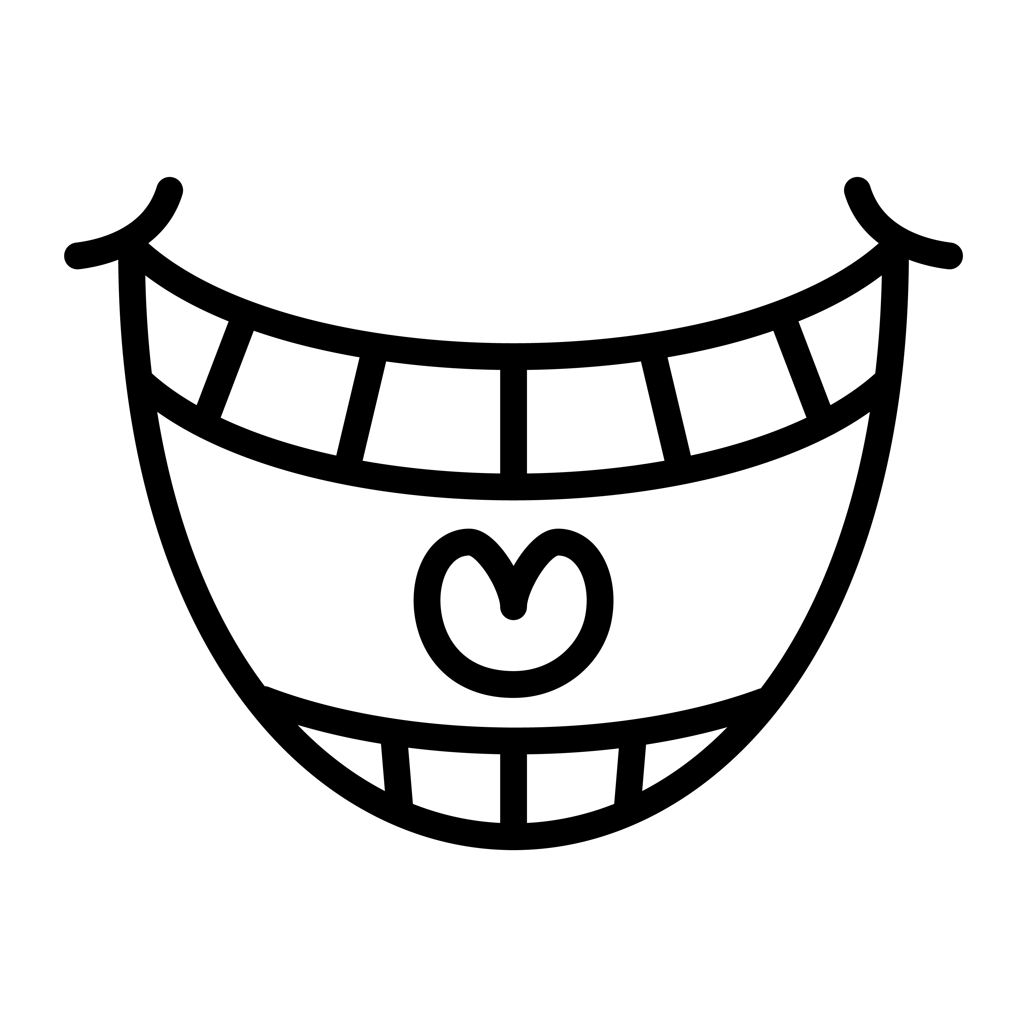 Download Big Happy Toothy Cartoon Smile vector icon - Download Free ...