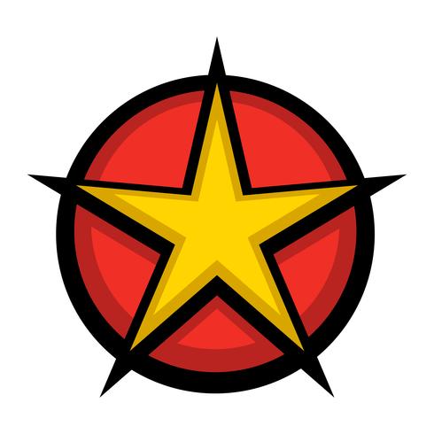 Icono de vector estrella