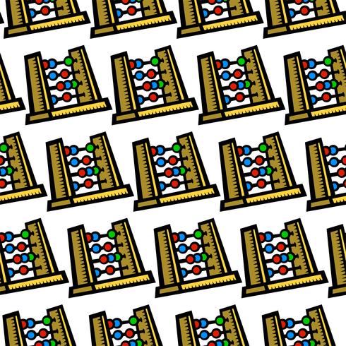 Abacus counting tool vector