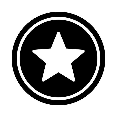 Icono de vector estrella