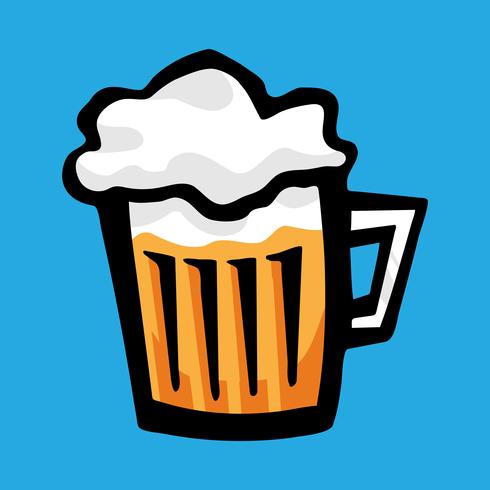 Icono de Vector de taza de cerveza