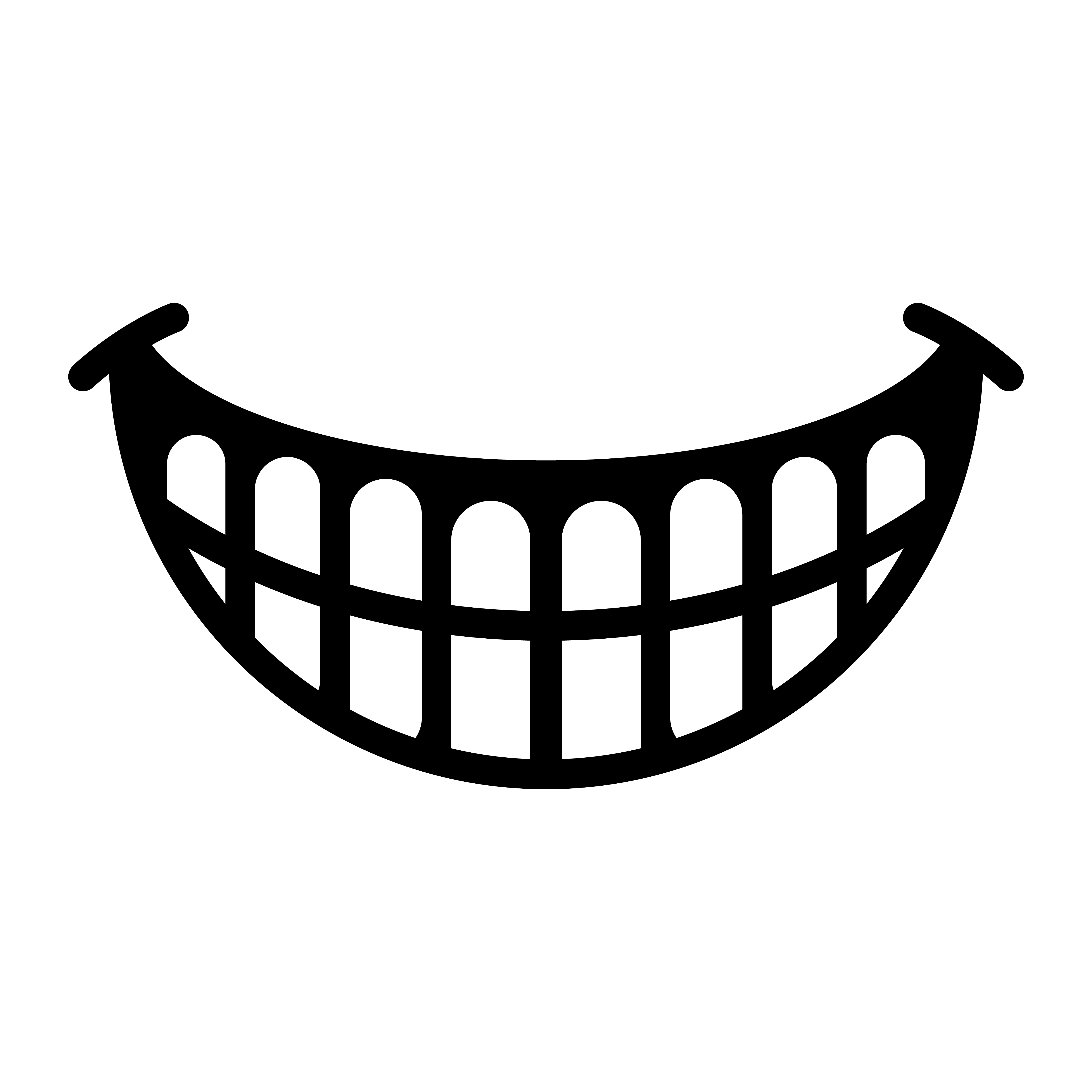 Download Big Happy Toothy Cartoon Smile vector icon 554114 Vector ...