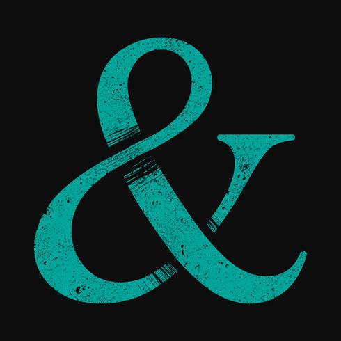 Ampersand vector icon