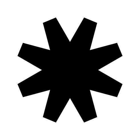 Icono de vector estrella