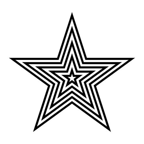 Star vector icon