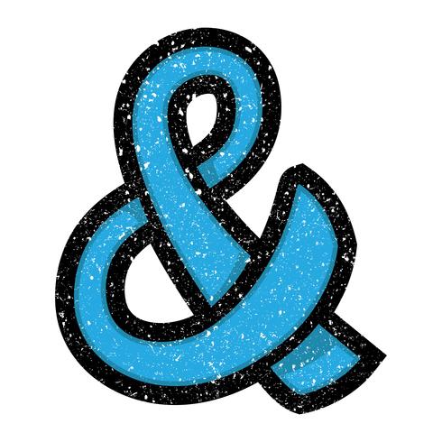 Ampersand vector icon