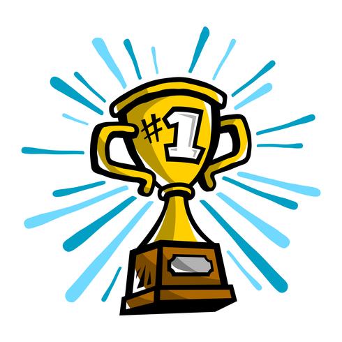 Trophy vector illustration