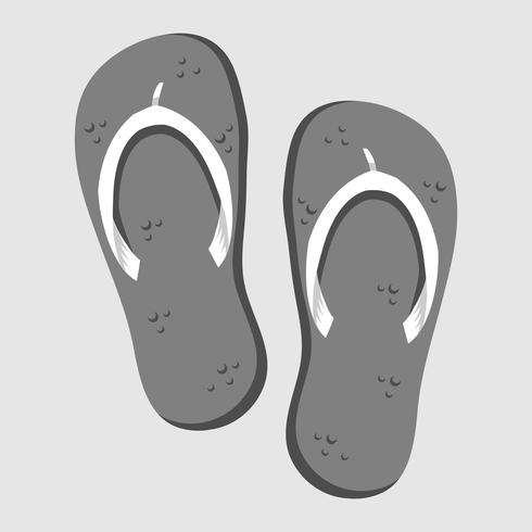 Flip Flop Shoe Vector Icon 554235 Vector Art at Vecteezy