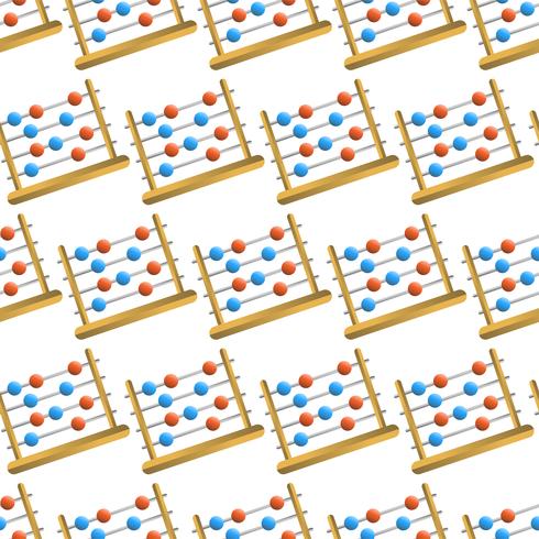 Abacus counting tool vector