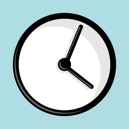 Icono de vector de reloj