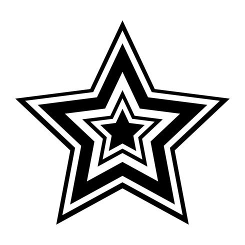 Icono de vector estrella