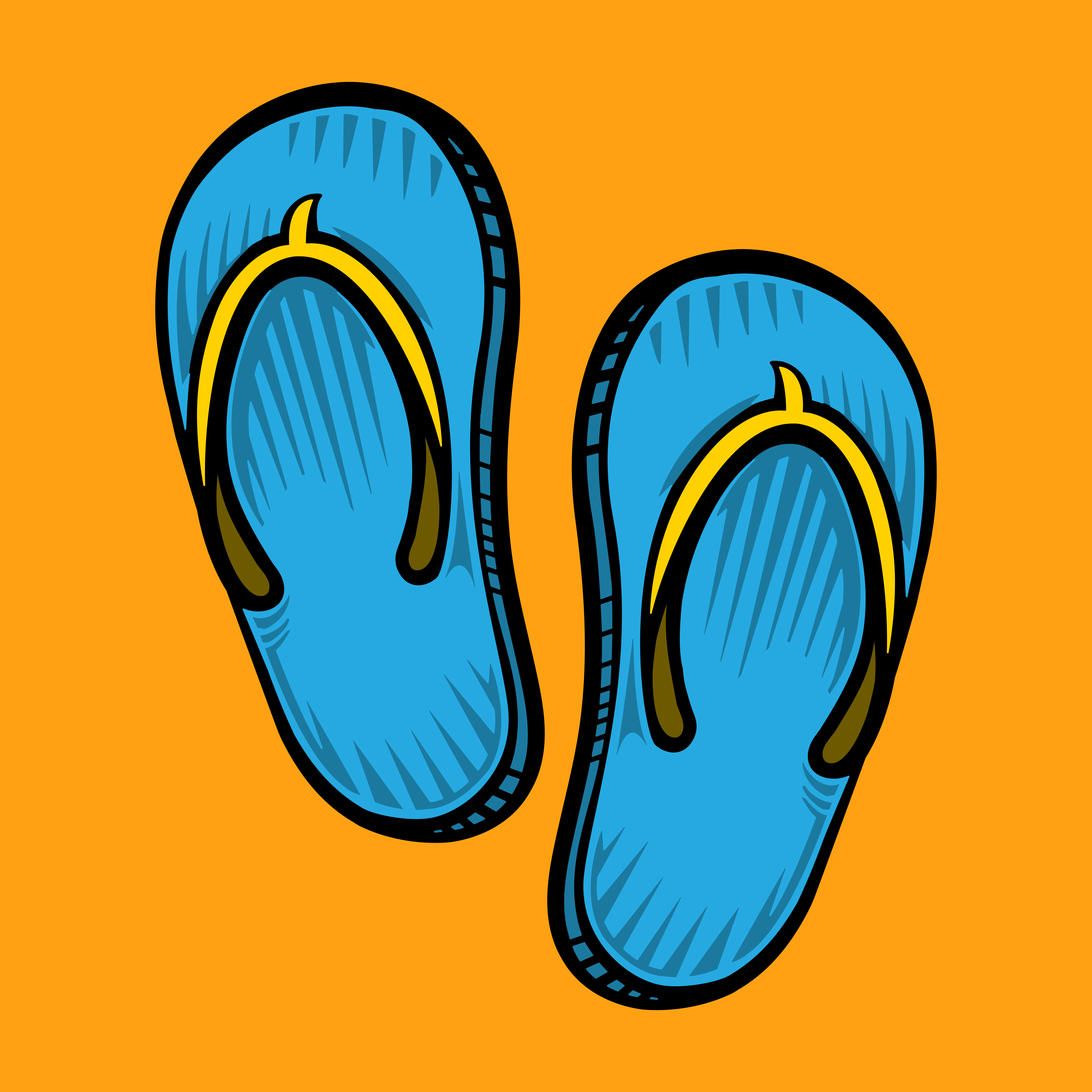 Download Flip Flop Shoe Vector Icon - Download Free Vectors ...