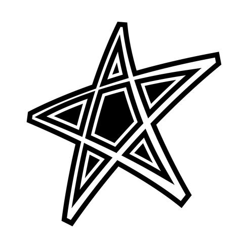 Icono de vector estrella