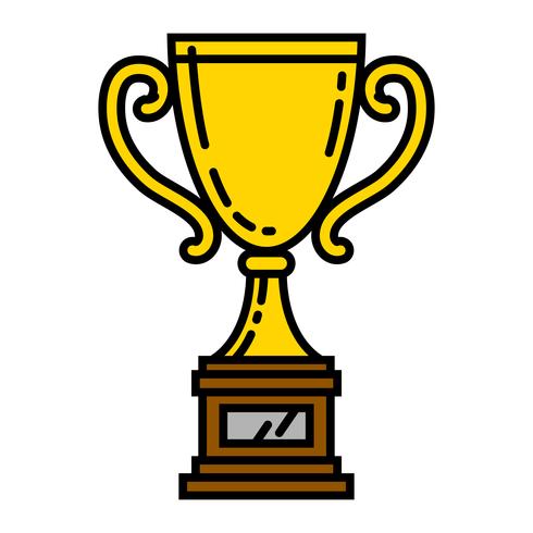 Ilustración de vector de trofeo