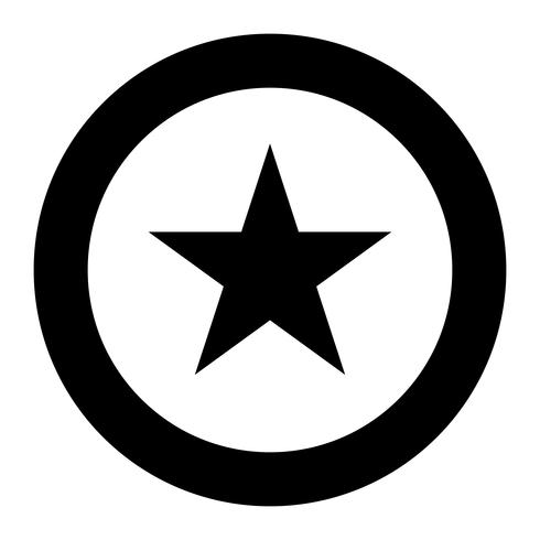 Star vector icon