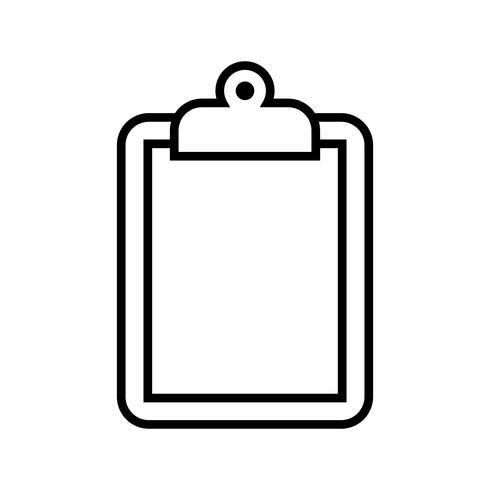 Clipboard Vector Icon