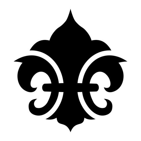 Fleur de lis symbol vector