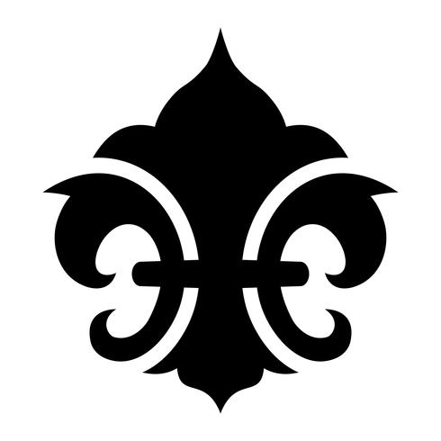 Fleur de lis symbol vector