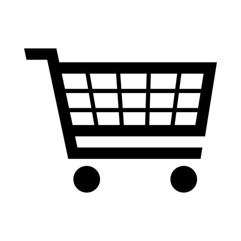 Carro de compras Vector icono