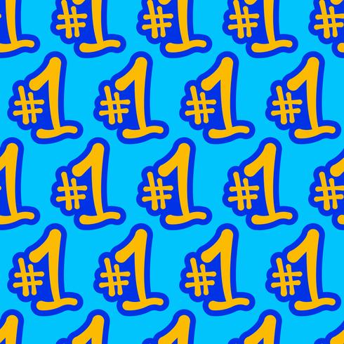 1 Number One Logo Text Graphic vector