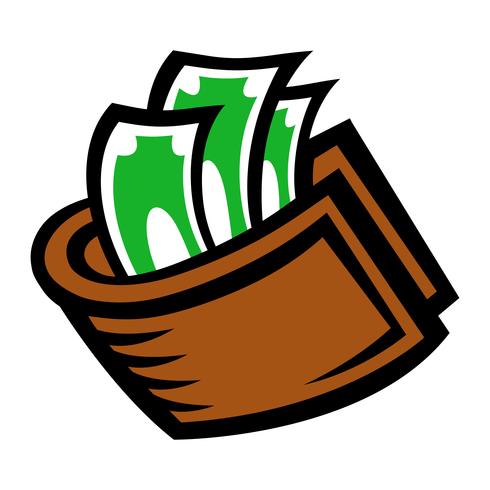 Wallet Money vector icon