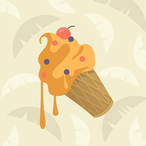 summer ice cream vector