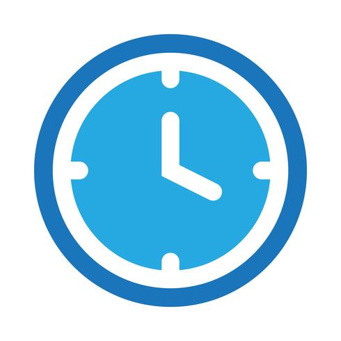 Clock vector icon