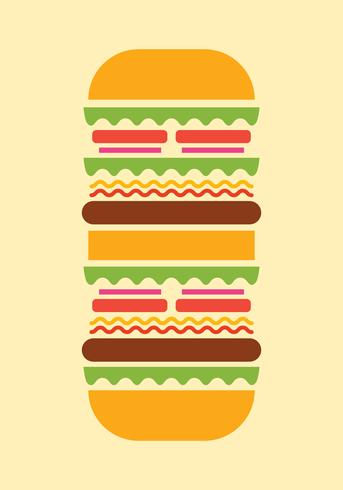 Summer food illustration vector
