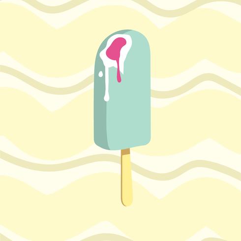 helado de verano vector