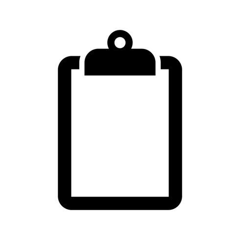 Clipboard Vector Icon