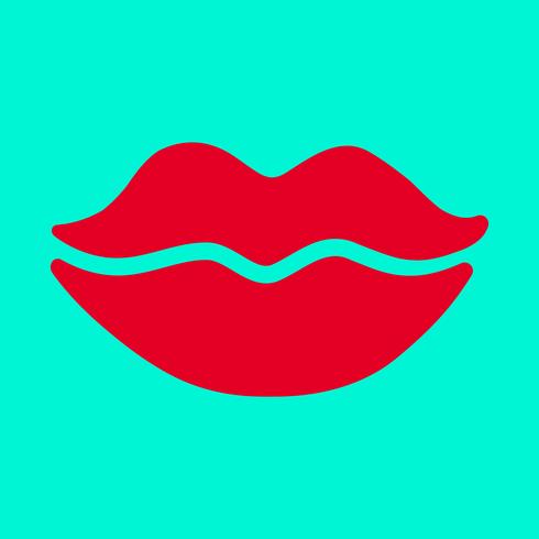 Sexy Lips Vector Icon