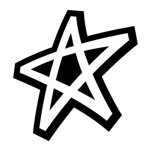 Icono de vector estrella