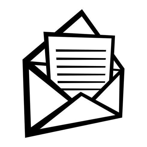 Envelope icon vector illustration