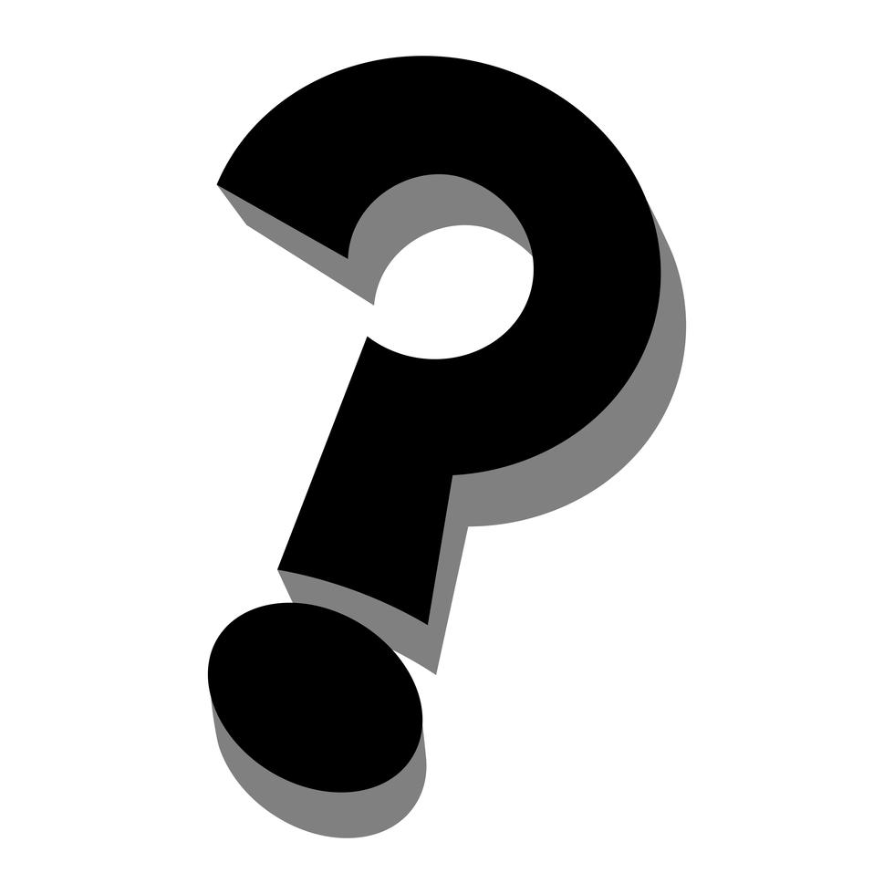 Question mark cartoon vector icon 554678 Vector Art at Vecteezy