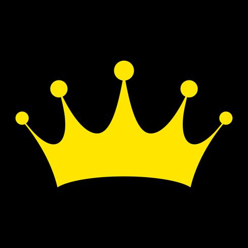 Royal crown vector icon