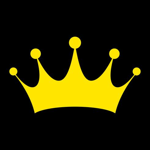 Royal crown vector icon