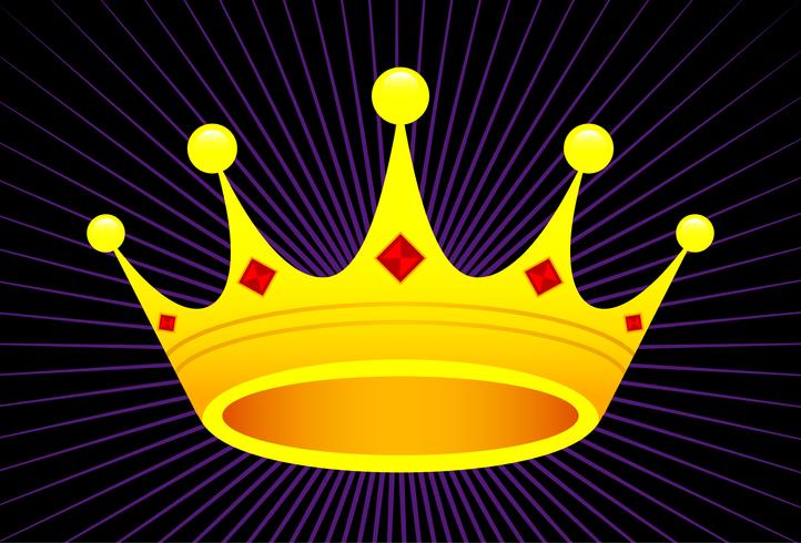 Royal crown vector icon