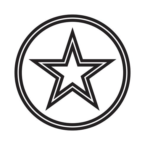 Star vector icon