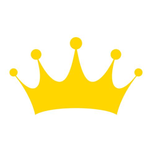 Royal crown vector icon