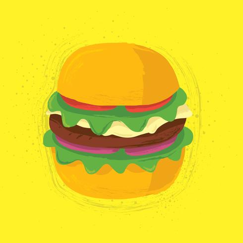 Ilustración de comida de verano vector