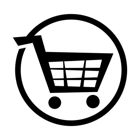 Carro de compras Vector icono