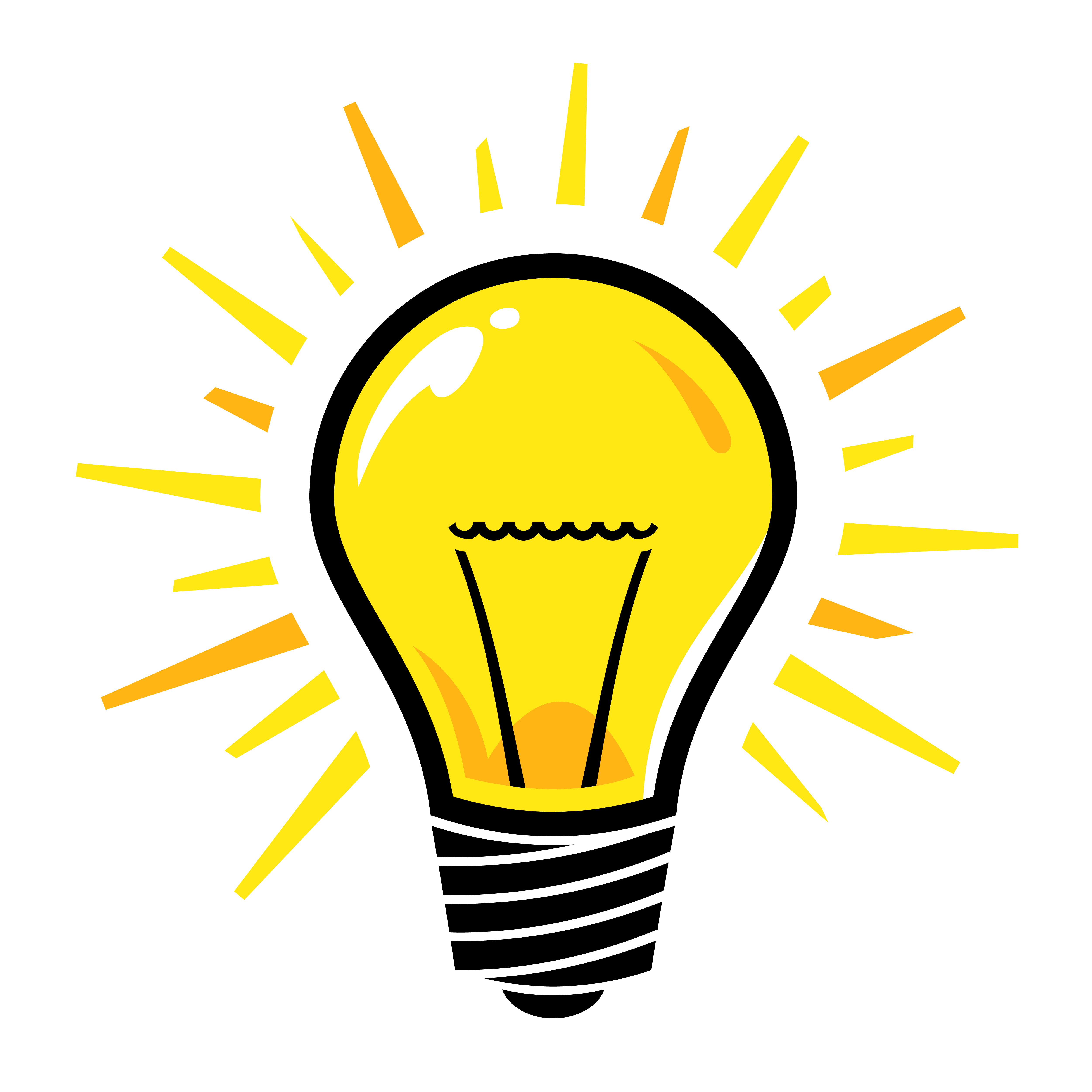 Bright Idea Lightbulb Clipart