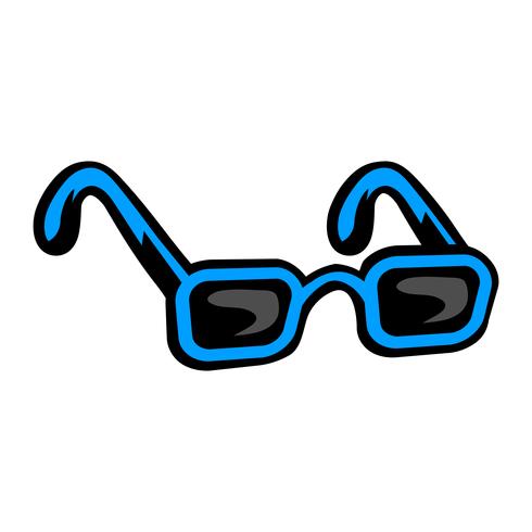 icono de vector de gafas de sol cool marcos