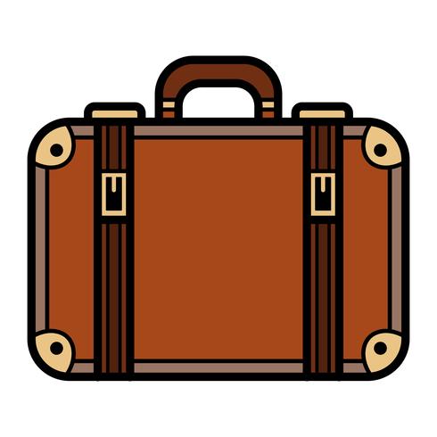 Icono de Vector de maleta de viaje