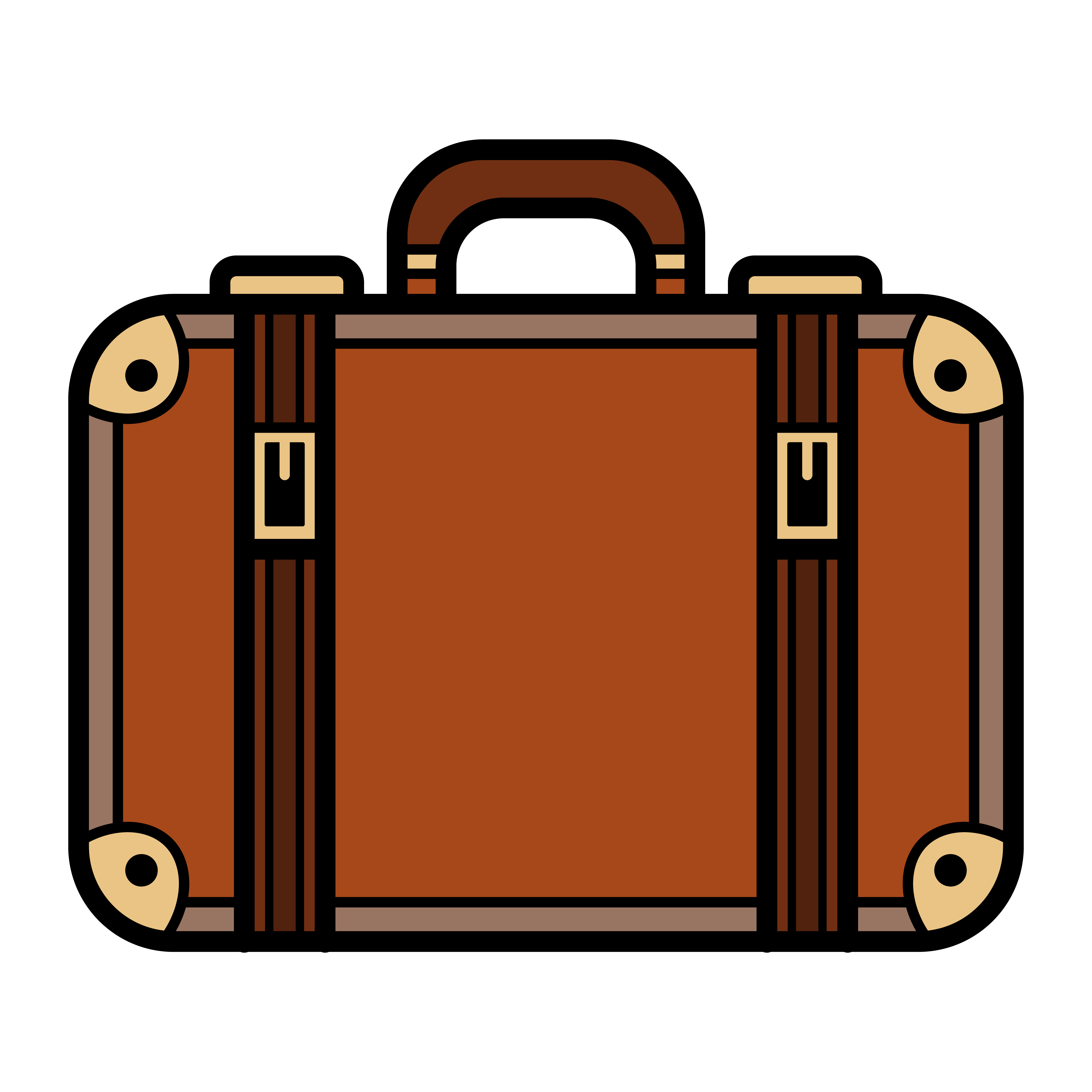 travel suitcase vector