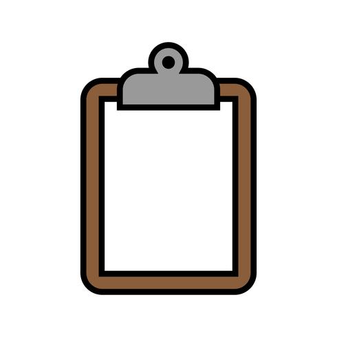 Clipboard Vector Icon