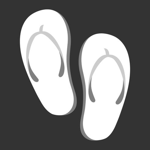 Flip Flop Shoe Vector Icon